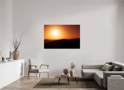 60 x 40″, Photo Print Under Acrylic Glass Sunset at El Campo