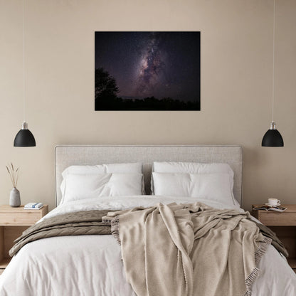 Esencia fine art print size comparison — 11x17 to 30x40 inch Milky Way astrophotography print Puerto Rico.