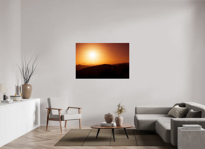 54 x 36″, Photo Print Under Acrylic Glass Sunset at El Campo
