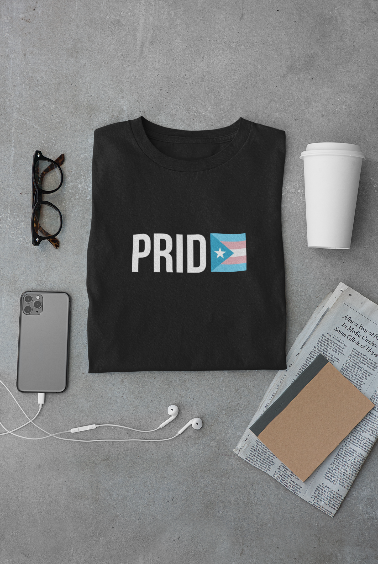 PRIDE Boricua – Camiseta Unisex (Trans) 
