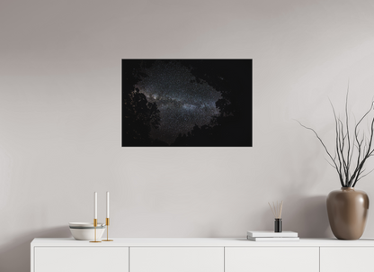 30 x 20″, Metal with Black Ultra Slim Frame Heart of the Milky Way