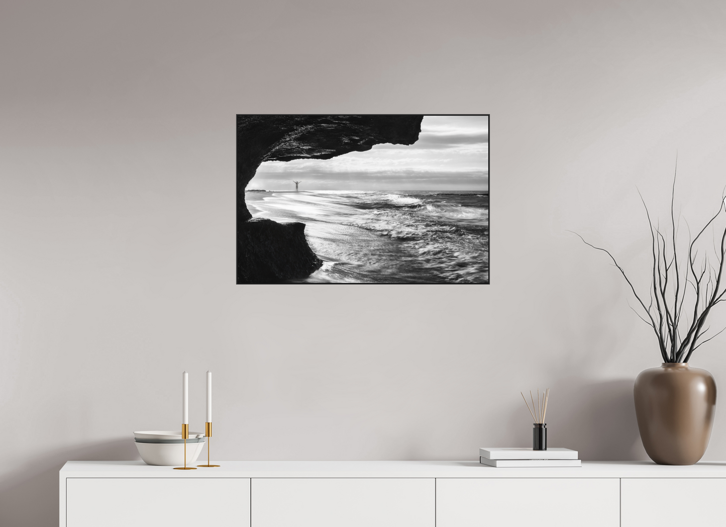 30 x 20″, Metal with Aluminum Slim Frame Libre