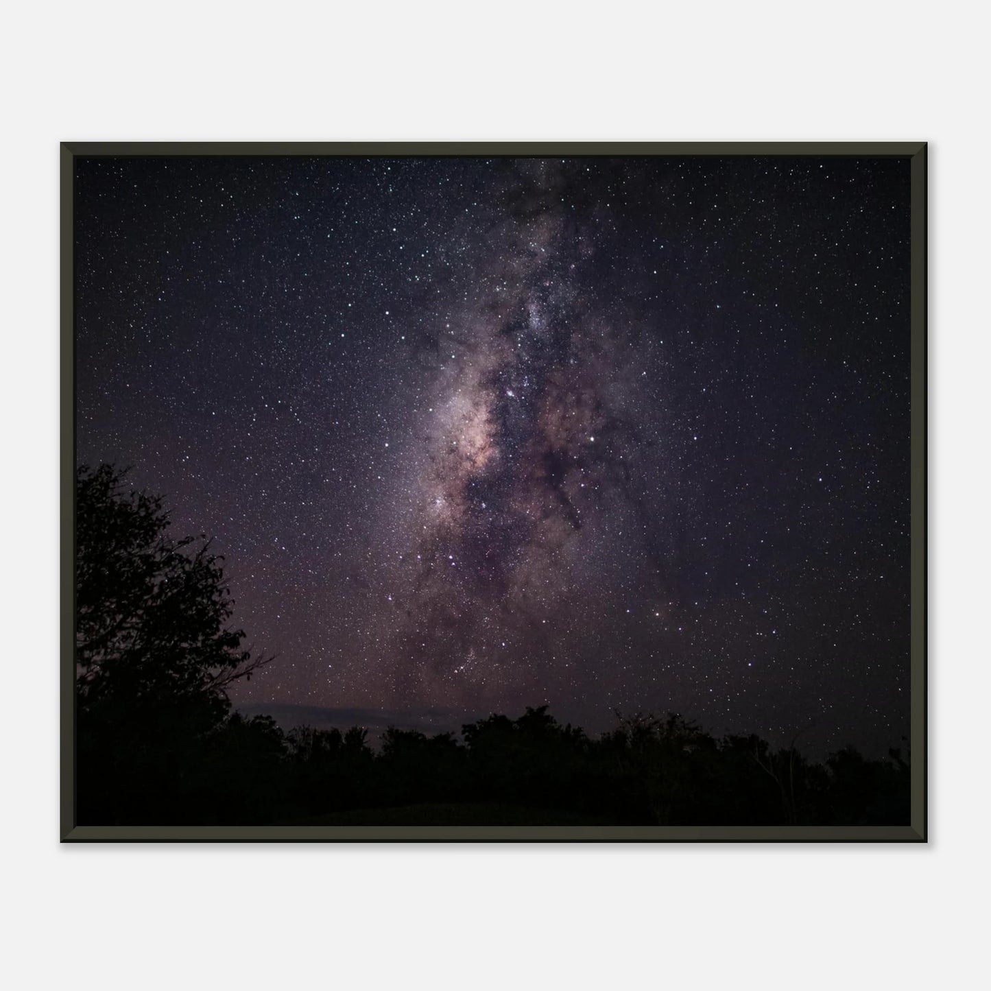Esencia fine art print — Acrylic Print detail, high-gloss face mount, Milky Way Cabo Rojo Puerto Rico.