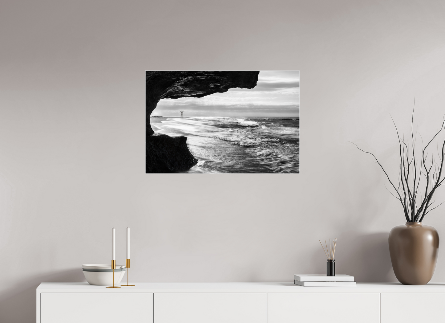 30 x 20″, Acrylic Aluminum thin Frame Libre